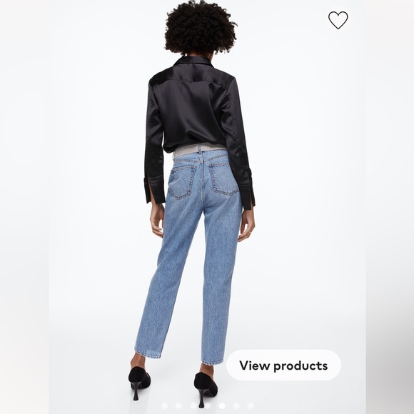 H&M Mom jeans high waisted size 4 new with tags - Picture 3 of 11